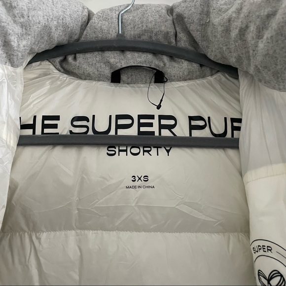 TNA Aritzia Super Puff XXS Wool Tech Grey - Picture 7 of 7